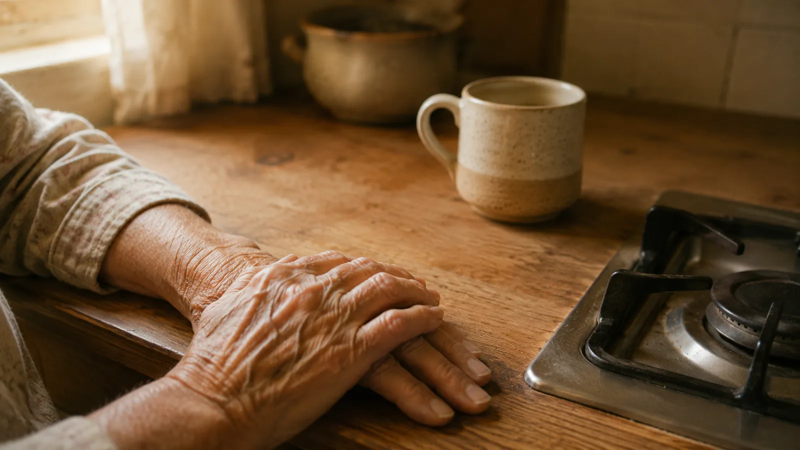 Mans gent gran · cuina